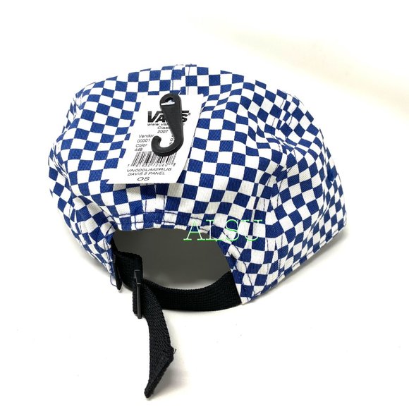 VANS Davis 5 Panel SnapBack Checkerboard Men’s Cap - Picture 4 of 7